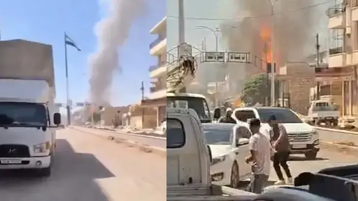 シリア・イドリブで軍事装備庫が大爆発、2人死亡5人負傷