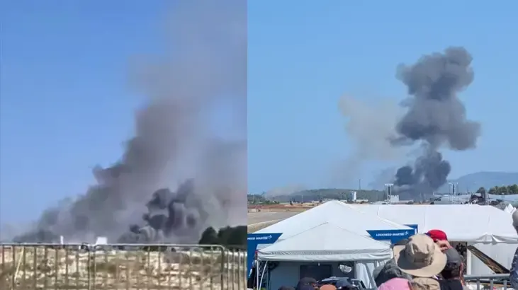 ギリシャでF-4戦闘機が展示飛行中に墜落、パイロット1人死亡
