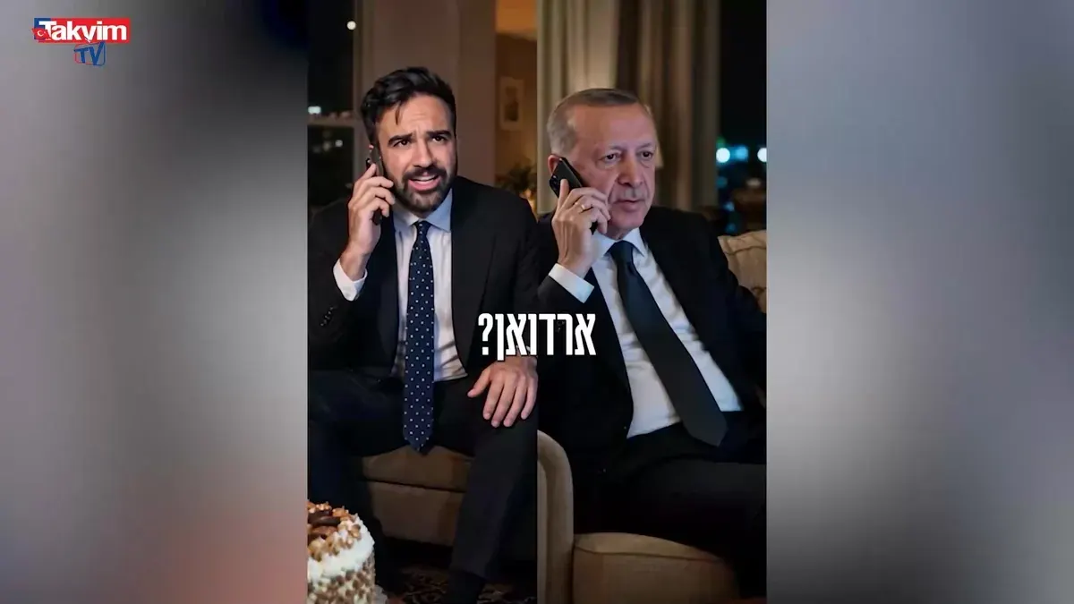ネタニヤフ首相、選挙前にAI操作されたエルドアン大統領の動画を公開