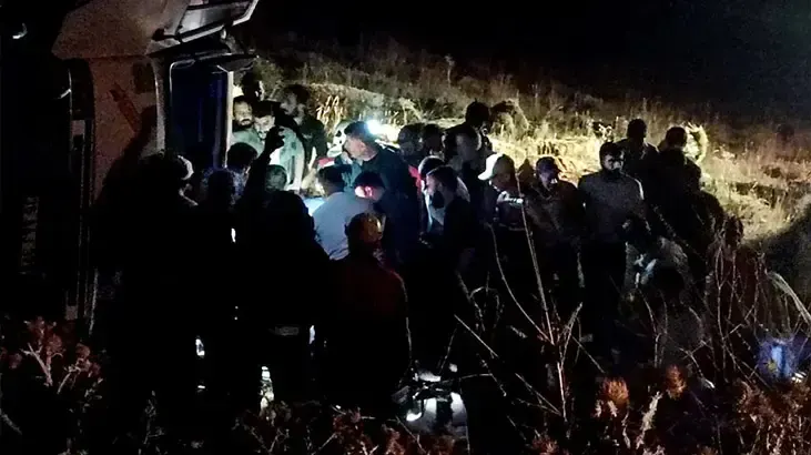 カルスでわら俵積んだ小型トラックが横転、4人負傷